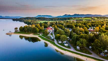 Strandcamping Waging am See, Campingplatz, Chiemgau, See, Tipp Strandcamping Waging am See