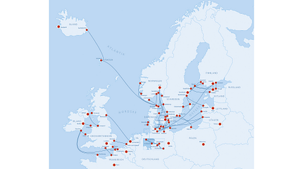 Fährverbindungen im Norden Fährverbindungen im Norden