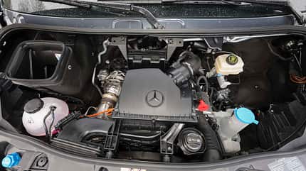 Test, Dieselmotor, V-Klasse, Sprinter Test neuer Dieselmotor (2021)
