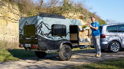 Kuckoo Camper Bruno, Minicaravan, umweltfreundlich, Lizenz Kuckoo Camper Bruno