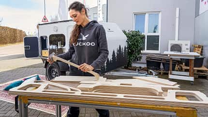 Kuckoo Camper Bruno, Minicaravan, umweltfreundlich, Lizenz Kuckoo Camper Bruno