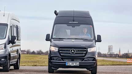 Mercedes Sprinter, Basisfahrzeuge, Vergleichstest Mercedes Sprinter