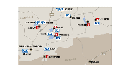 Bayern, Bayrische Seen, Camping-Reise, Tipp, Oberbayern Oberbayrische Seen