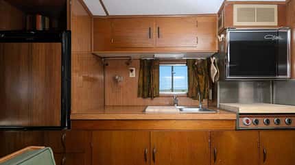 Blue Bird Wanderlodge, Oldtimer, Wohnmobil, Auktion, Oldie Blue Bird Wanderlodge