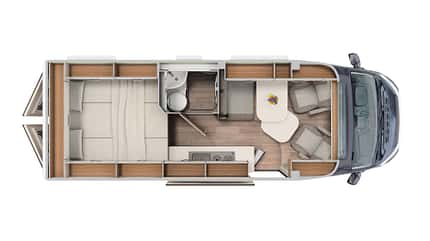 Hobby Vantana K 65 ET, Campingbus, Dachfenster, Supercheck Hobby Vantana K 65 ET (2021)