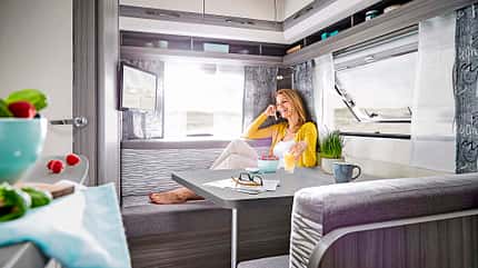 Hobby Ontour 390 SF, Marktübersicht, Einsteiger-Caravans, günstig, einsteigerklasse Hobby Ontour 390 SF