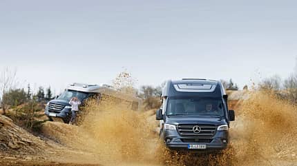 Hymer ML-T 570 Crossover, La Strada Nova M, Teilintegriert, Test, Allrad Hymer ML-T 570 Crossover vs. La Strada Nova M