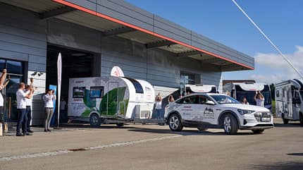 E-Home Coco, Dethleffs, E-Caravan, Alpenchallenge Dethleffs E-Home Coco