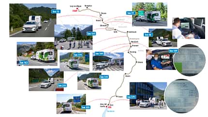Alpenüberquerung E-Tron mit Dethleffs Coco Alpenüberquerung E-Tron mit Dethleffs Coco