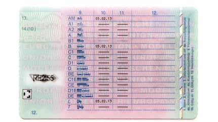 Schlüsselnummer EU-Führerscehin