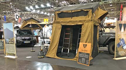 Vickywood-Dachzelt, Caravan Salon 2021 Vickywood-Dachzelt