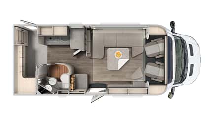 Chausson 660 (2022), Teilintegriert, Hunde, Test Chausson 660 (2022)