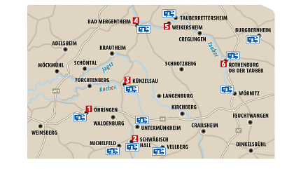 Wohnmobil, Baden-Württemberg, Hohenlohe, Tour, Deutschland Mobil-Tour Hohenlohe