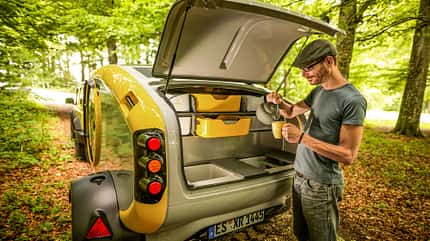 Mink Sportscamper, Impressionen, Fahrt, Caravan Mink Sportscamper