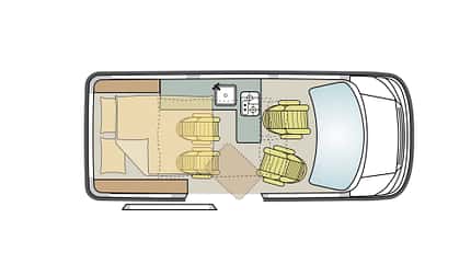 Flowcamper Casper (2022), Campingbus, kompakt, Van Flowcamper Casper (2022)