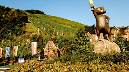 Reisen, Deutschland, Mosel, StellplŠtze Mobiltour an der Mosel