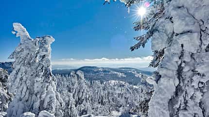 Wintercamping, Bayern, Winter, Ski, Schnee Wintercamping in Bayern