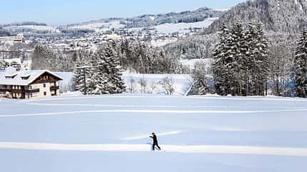Wintercamping, Bayern, Winter, Ski, Schnee Wintercamping in Bayern