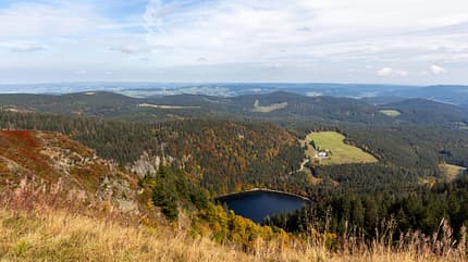 Feldsee vom Feldberg, Schwarzwald Feldsee vom Feldberg, Schwarzwald