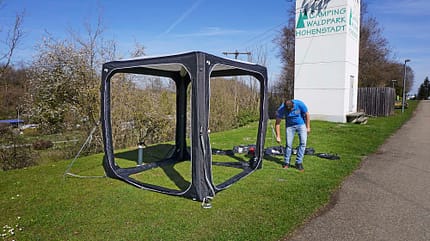 Zubehoer, Zelt, Camping, Wohnmobil Das Dometic Hub Multifunktionszelt