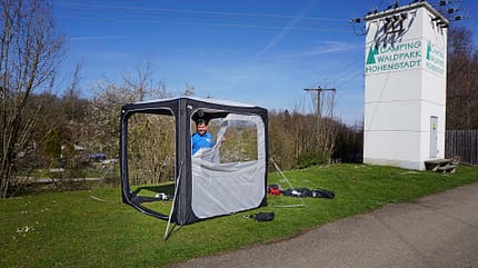 Zubehoer, Zelt, Camping, Wohnmobil Das Dometic Hub Multifunktionszelt