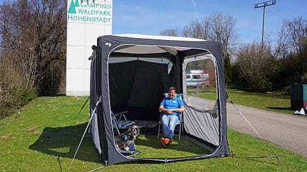 Zubehoer, Zelt, Camping, Wohnmobil Das Dometic Hub Multifunktionszelt