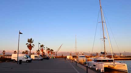 Leser auf Tour, Gibraltar, Spanien, Strand, Yachthafen Leser auf Tour - Gibraltar