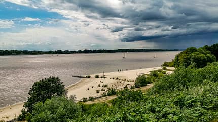 caravan, hamburg, meer, reise Von Hamburg ans Meer