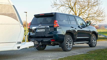 Toyota Land Cruiser, Zugwagen, Test, Geländewagen Toyota Land Cruiser im Zugwagentest