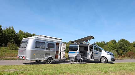 Kompakte Caravans mit Campingbus