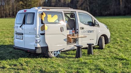Camper-Vermietung, Lightstern Campervan, Mieten, E-Campervan Camper-Vermietung Lightstern E-Campervans