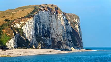 Normandie, Frankreich, Westküste, Meer, Atlantik, Wohnmobil, Stellplatz, Fokus Klippe