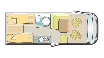 Carthago Malibu I 430-LE Ducato Grundriss Carthago Malibu I 430-LE Ducato Grundriss