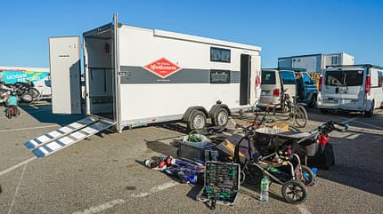 Gespann-Test, Sportcaravan Cube 5 + California Beach Gespann-Test Sportcaravan Cube 5 + California Beach