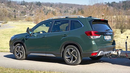 Zugwagentest, Subaru Forester 2,0, Test Zugwagen Subaru Forester 2,0