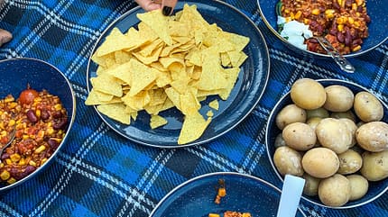 Autark zelten Essen ohne Küche