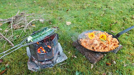 Autark zelten Essen ohne Küche