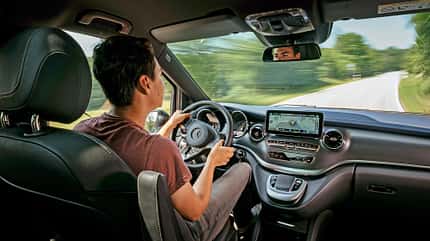 E-Bus, Test Mercedes EQV