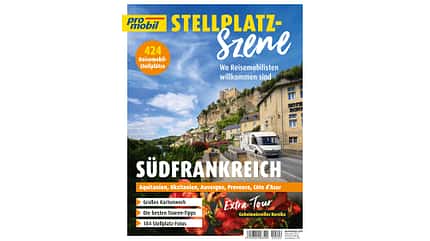 stellplatz, szene, südfrankreich Stellplatz-Szene Südfrankreich