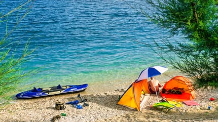 Campingplaetz, Oesterreich, Kroatien Campingplaetze
