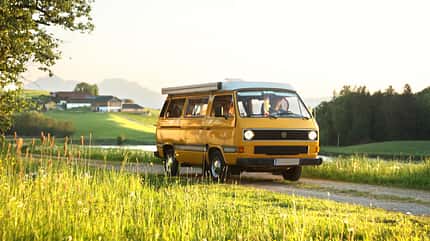 schau-aufs-land, e-van, vw-t3-bulli, elektrisch Klimafreundlich Campen