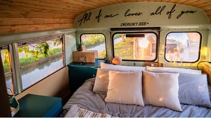 Glamping Schulbus Glamping Schhulbus
