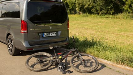 Mercedes Marco Polo 300d AMG-Line, Test, Praxis, Mountainbike, Vanlife, Wochenendtrip Mercedes Marco Polo 300d AMG-Line Test