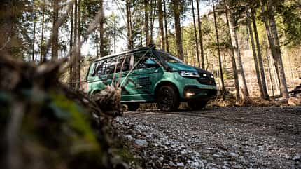 Easygoinc. Roamer, Campervan, VW T6, individueller Ausbau Easygoinc. Roamer in der Natur