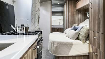 Caravans mit Warmwasserheizung Airstream