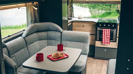 Caravans mit Warmwasserheizung Beduin