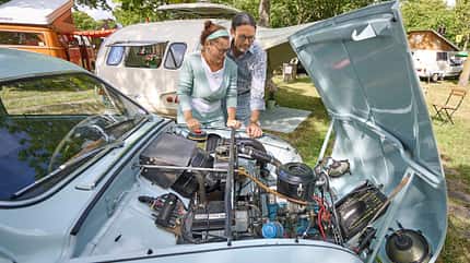 Oldie, Caravan, Mostard Oldie-Caravan Mostard