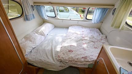 Oldie, Caravan, Mostard Oldie-Caravan Mostard