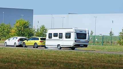 Bremsassistent, Wohnwagen Bremsassistent im Test