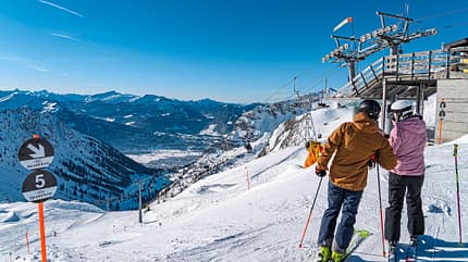 Kleinwalsertal, Oesterreich, Wintersport Kleinwalsertal Piste